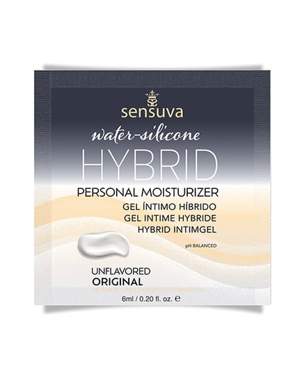 Sensuva Hybrid Personal Moisturizer Single Use Packet – 6 ml Unscented by Sensuva product image