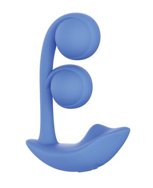 Melody Twin Balls Clit & G-Spot Vibrator – Blue by Honey Play Box product image