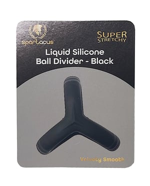 Spartacus Liquid Silicone Ball Divider – Black by Spartacus product image