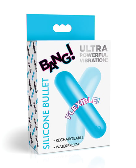 Bang! Flexible Silicone Bullet – Blue by Bang! product image