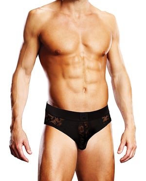 Prowler Lace Open Back Brief – Black LG by Prowler product image