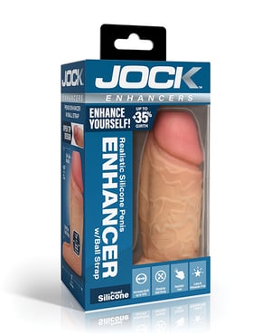 Curve Toys Jock Silicone Penis Extension Sleeve – Light by Jock product image
