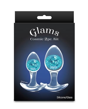 Cosmic Glams 2 pc Plug Kit – Blue by Cosmic Glams product image
