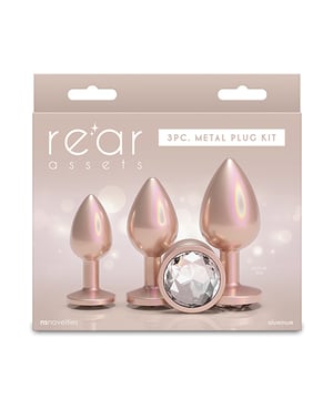 Rear Assets 3 pc Trainer Kit w/Clear Gem – Iridescent Champagne by Rear Assets product image