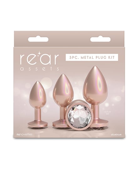 Rear Assets 3 pc Trainer Kit w/Clear Gem – Iridescent Champagne by Rear Assets product image