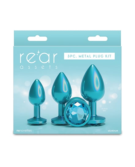 Rear Assets 3 pc Trainer Kit w/Teal Gem – Iridescent Teal by Rear Assets product image