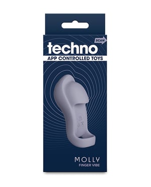 Techno Molly App Controlled Finger Vibe – Gray by Techno product image
