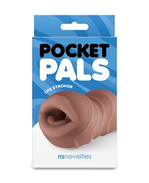 Pocket Pals Mouth Stroker – Brown by Pocket Pals product image