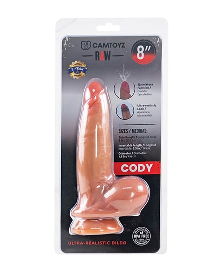 Camtoyz Ultra Realistic Dildo – Cody by Raw by Camtoyz product image