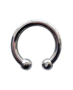Rouge Stainless Steel Horseshoe Cock Ring 30 mm – Sliver by Rouge product image