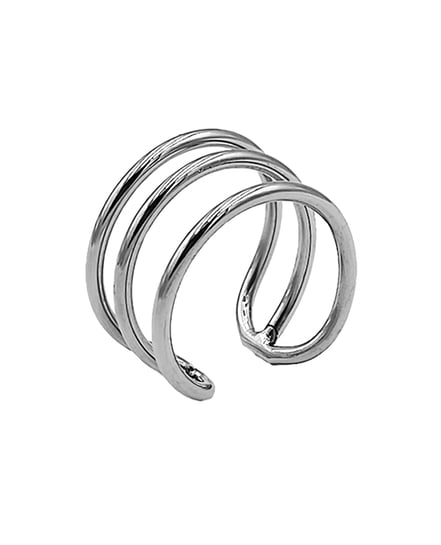 Rouge Stainless Steel Triple Wire Glans Ring 32 mm – Silver by Rouge product image