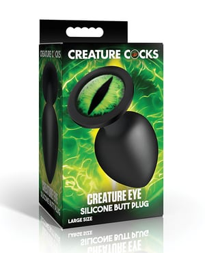 Creature Eye Green Eye Silicone Butt Plug – Large by Creature Cocks product image
