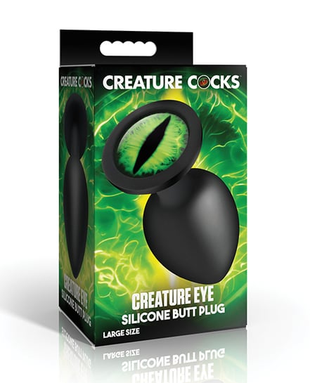 Creature Eye Green Eye Silicone Butt Plug – Large by Creature Cocks product image