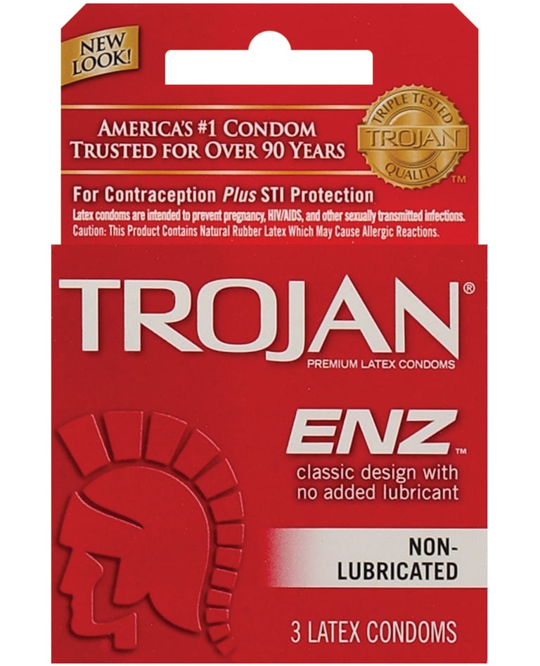 Trojan Enz Non-Lubricated – Box of 3 by Trojan product image