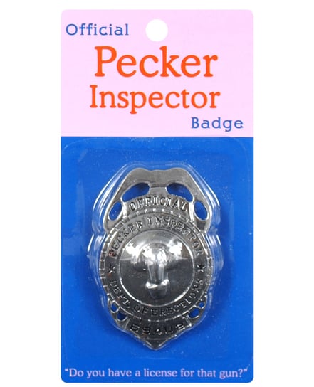 Pecker Inspector Badge by Kheper product image