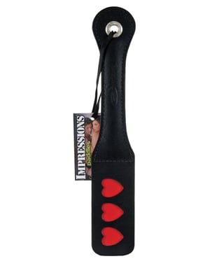 Sportsheets 12″ Leather Heart Impression Paddle by Sportsheets product image