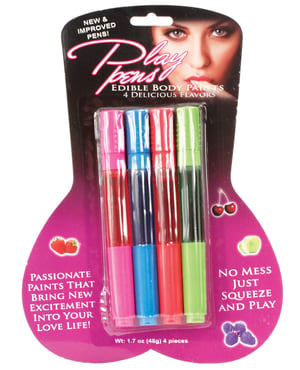 Play Pens Edible Body Paints by Hott Products product image