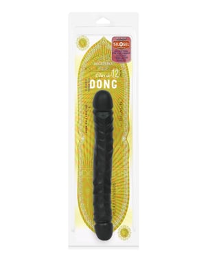 12″ Jr. Double Header – Black by Doc Johnson product image