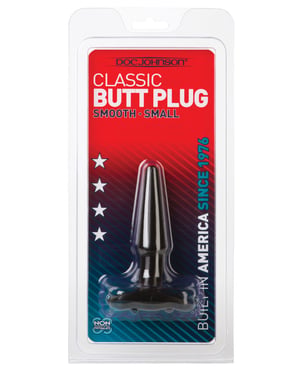 Classic Butt Plug – Small Black by Doc Johnson product image