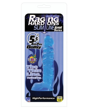 Raging Hard Ons Slimline 5.5″ Ballsy – Blue Jelly by Raging Hard Ons product image