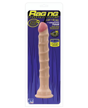Raging Hard Ons Slimline 8″ Dong w/Suction Cup by Raging Hard Ons product image