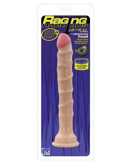 Raging Hard Ons Slimline 8″ Dong w/Suction Cup by Raging Hard Ons product image
