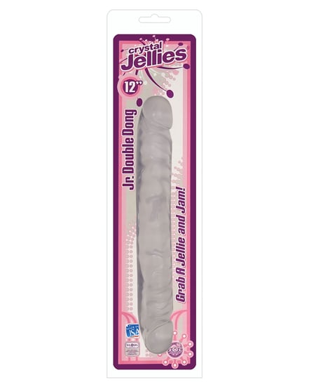 Crystal Jellies 12″ Jr. Double Dong – Clear by Crystal Jellies product image
