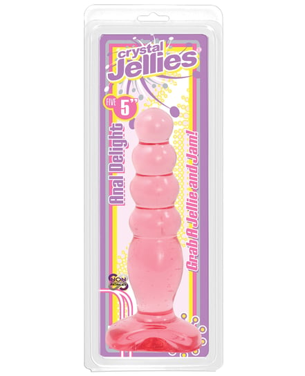 Crystal Jellies 5″ Anal Delight – Pink by Crystal Jellies product image