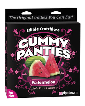Edible Crotchless Gummy Panty – Watermelon by Pipedream Products product image