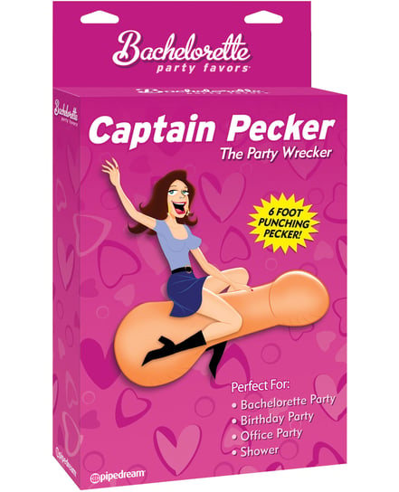 Bachelorette Party Favors Captain Pecker Inflatable by Bachelorette Party Favors product image