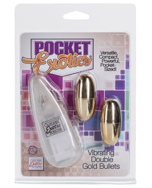 vibrating strapless dildo Double Silver Bullets main image 0