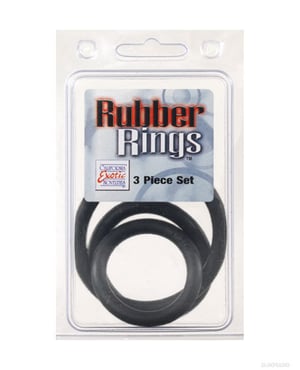 Rubber Ring Set – Black by Rings! product image