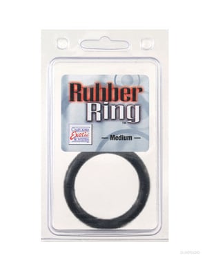 Black Rubber Ring – Medium by Rings! product image