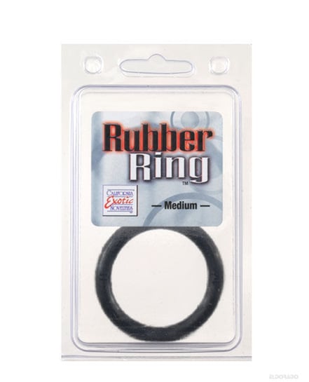 Black Rubber Ring – Medium by Rings! product image