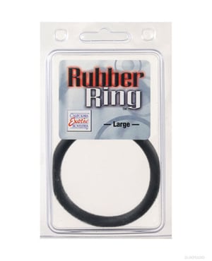 Black Rubber Ring – Large by Rings! product image