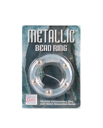 Metallic Bead Ring – Clear by Rings! product image