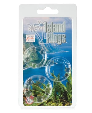 Silicone Island Rings – Clear by Rings! product image