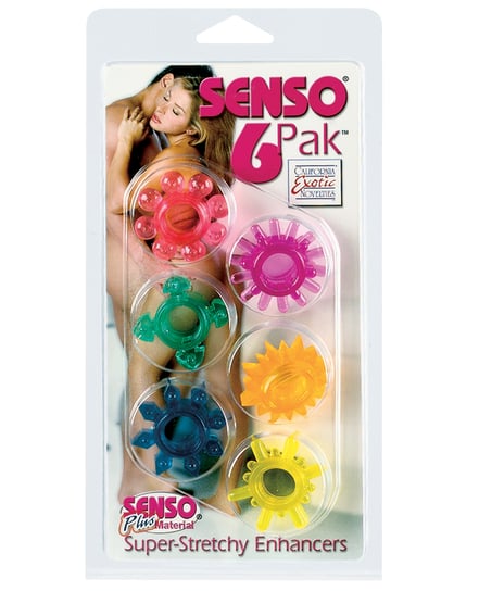 Senso 6 Pack Rings – Assorted Colors by Rings! product image