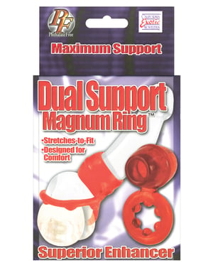Dual Support Magnum Ring – Red by Rings! product image