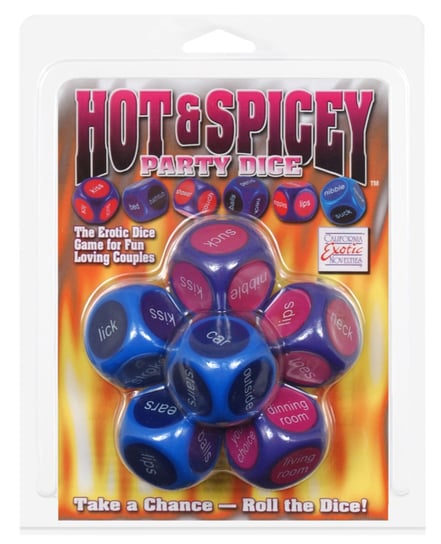 Hot & Spicy Party Dice by California Exotic Novelties product image