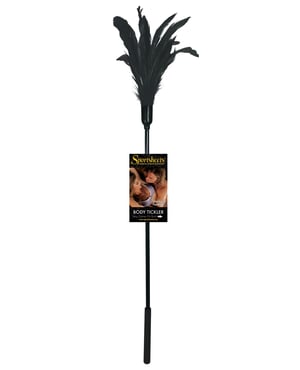 Sportsheets Body Tickler Starburst Feather – Black by Sportsheets product image