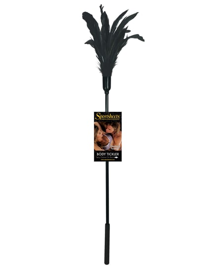 Sportsheets Body Tickler Starburst Feather – Black by Sportsheets product image