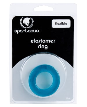 Spartacus Elastomer Cock Ring – Metro Blue by Spartacus product image