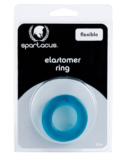 Spartacus Elastomer Cock Ring – Metro Blue by Spartacus product image