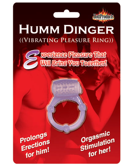 Humm Dinger Vibrating Cockring – Purple by Humm Dinger product image