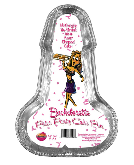 Bachelorette Disposable Peter Party Cake Pan Large – Pack of 2 by Bachelorette Party product image