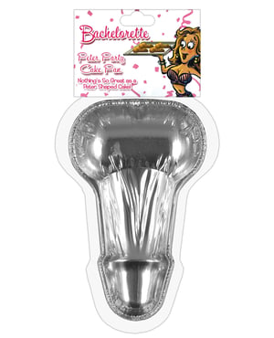 Bachelorette Disposable Peter Party Cake Pan Small – Pack of 6 by Bachelorette Party product image