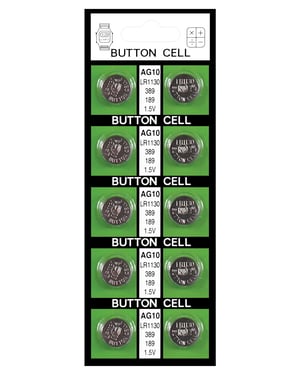 Batteries AG10 – Card of 10 by Erotic Toy Company product image