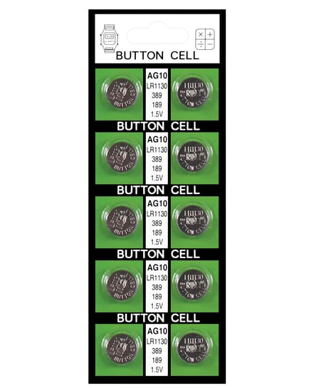 Batteries AG10 – Card of 10 by Erotic Toy Company product image