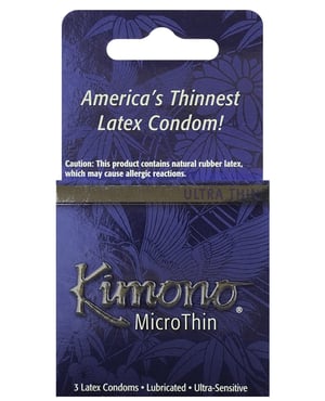 Kimono Micro Thin Condoms – Box of 3 by Kimono product image